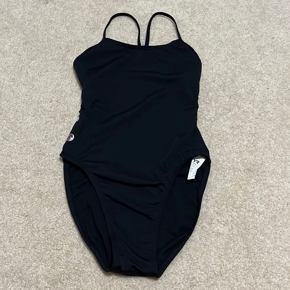 TYR Cutoutfit Swimsuit Black Size 30